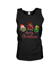 BASKETBALL MERRY CHRISTMAS Unisex Tank tile