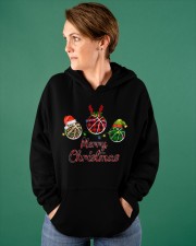 BASKETBALL MERRY CHRISTMAS Hooded Sweatshirt apparel-hooded-sweatshirt-lifestyle-front-72