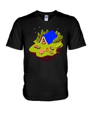 Reading is the Best Vacation V-Neck T-Shirt thumbnail