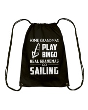Real Grandmas Go Sailing Drawstring Bag thumbnail