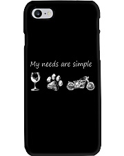 My Needs Are Simple Motorcycle Phone Case thumbnail
