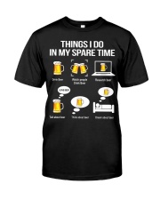 THINGS I DO IN MY SPARE TIME Classic T-Shirt front