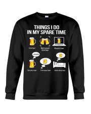 THINGS I DO IN MY SPARE TIME Crewneck Sweatshirt tile