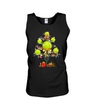 Tennis Tree Xmas Unisex Tank thumbnail