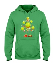 Tennis Tree Xmas Hooded Sweatshirt front