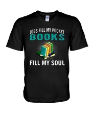 JOBS FILL MY POCKET BOOK FILLS MY SOUL V-Neck T-Shirt thumbnail