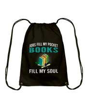 JOBS FILL MY POCKET BOOK FILLS MY SOUL Drawstring Bag thumbnail