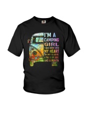 I'm A Camping Girl Youth T-Shirt thumbnail