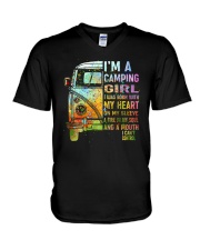 I'm A Camping Girl V-Neck T-Shirt thumbnail