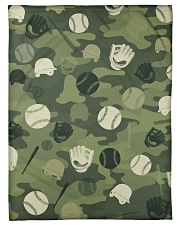 Baseball Camou Small Fleece Blanket - 30" x 40" front