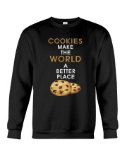Cookies Make The World A Better Place Crewneck Sweatshirt thumbnail