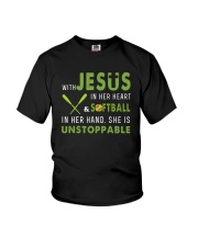 Softball - She is unstoppable Youth T-Shirt thumbnail
