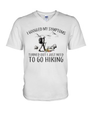Just Need To Go Hiking V-Neck T-Shirt thumbnail