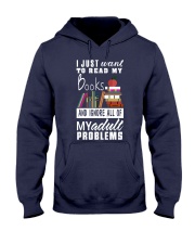 I just want to read my books Hooded Sweatshirt thumbnail