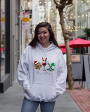 HOCKEY WINE DOG XMAS Hooded Sweatshirt lifestyle-unisex-hoodie-front-2