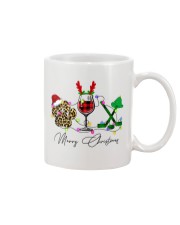 HOCKEY WINE DOG XMAS Mug tile