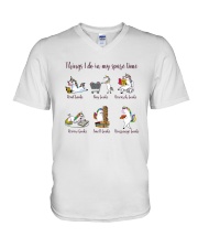 Things I Do In My Spare Time V-Neck T-Shirt thumbnail