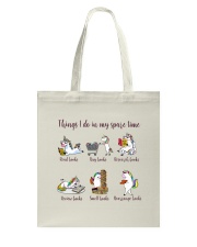 Things I Do In My Spare Time Tote Bag thumbnail