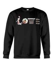 Basketball Love Flower Crewneck Sweatshirt thumbnail