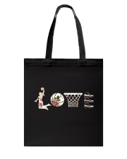 Basketball Love Flower Tote Bag thumbnail