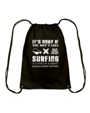 Surfing Sport Away Drawstring Bag thumbnail