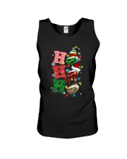 HOCKEY HO HO HO Unisex Tank tile