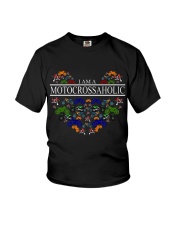 motocross - motocrossaholic Youth T-Shirt thumbnail