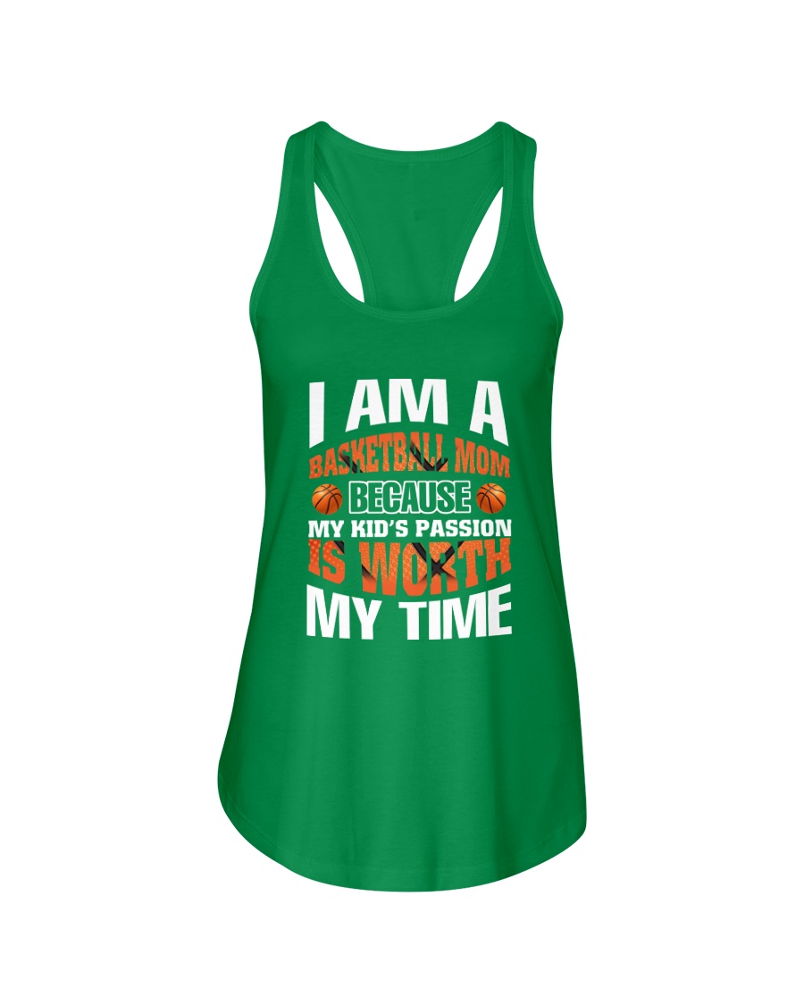 I AM A BASKETBALL MOM Ladies Flowy Tank