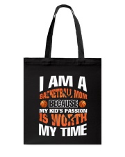 I AM A BASKETBALL MOM Tote Bag thumbnail