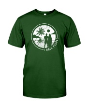 Surfing Men Hate People Classic T-Shirt front