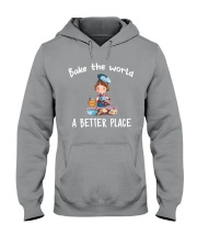 bake the world Hooded Sweatshirt front
