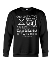 A Girl Loves Canoeing Crewneck Sweatshirt thumbnail