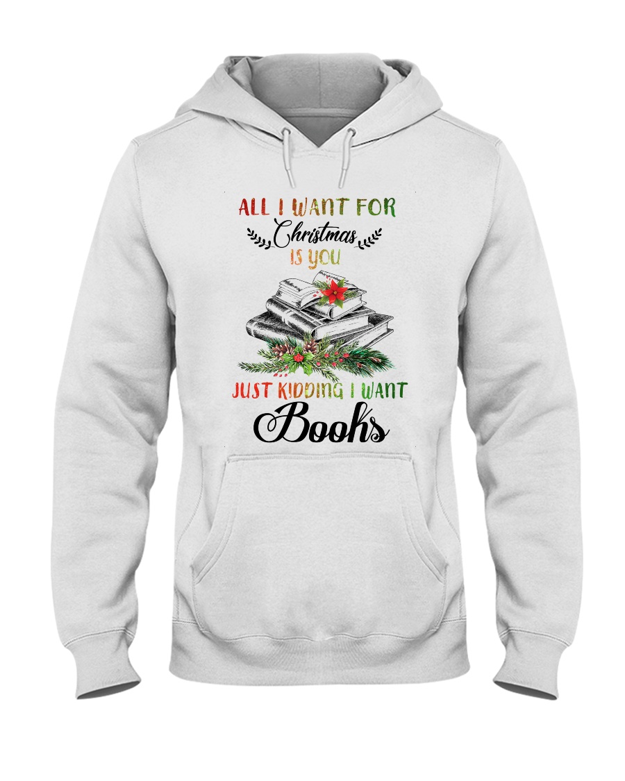 I Want Books Hooded Sweatshirt