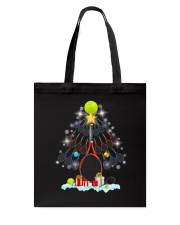 Tennis Christmas Tree Tote Bag thumbnail