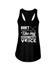 Don't Make Me Use My Hockey Mom Voice Ladies Flowy Tank thumbnail