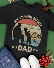 My Fishing Buddy Calls Me Dad Classic T-Shirt apparel-classic-tshirt-lifestyle-back-69