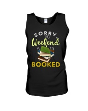 All My Weekend is Book Unisex Tank thumbnail