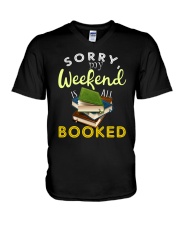 All My Weekend is Book V-Neck T-Shirt thumbnail