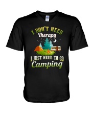 I just need to go camping V-Neck T-Shirt thumbnail
