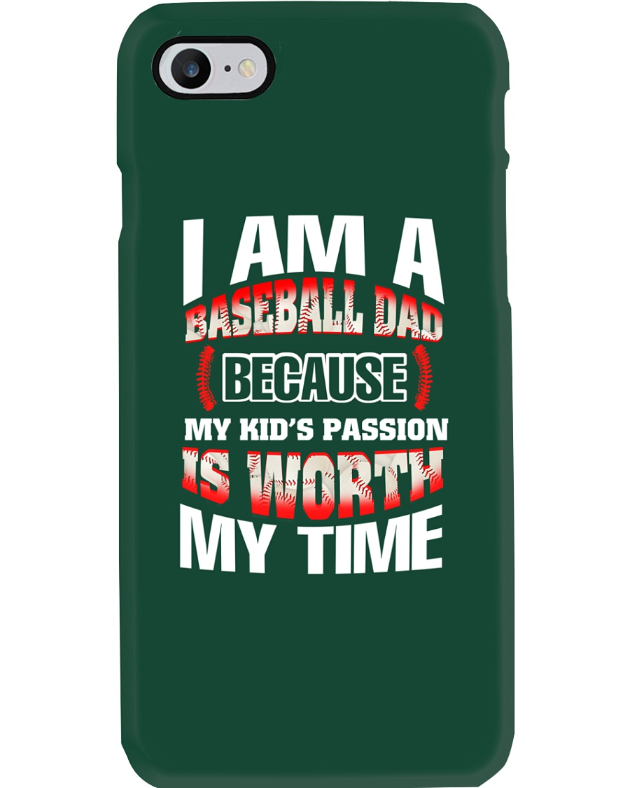 I AM A BASEBALL DAD Phone Case