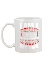 I AM A BASEBALL DAD Mug back