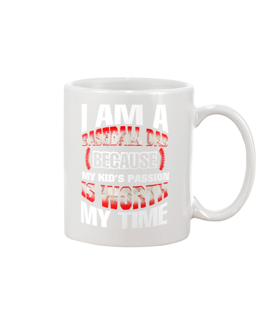 I AM A BASEBALL DAD Mug