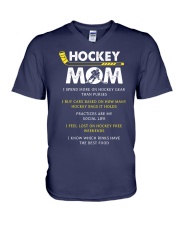 Hockey Mom Spend V-Neck T-Shirt thumbnail