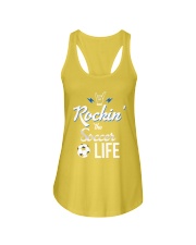 Rockin- The Soccer- Life Ladies Flowy Tank front