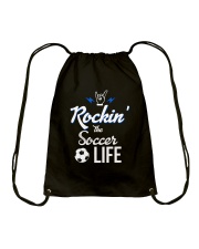 Rockin- The Soccer- Life Drawstring Bag thumbnail
