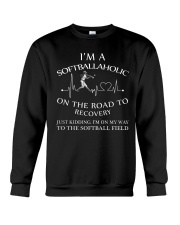 SoftballAholic Crewneck Sweatshirt thumbnail