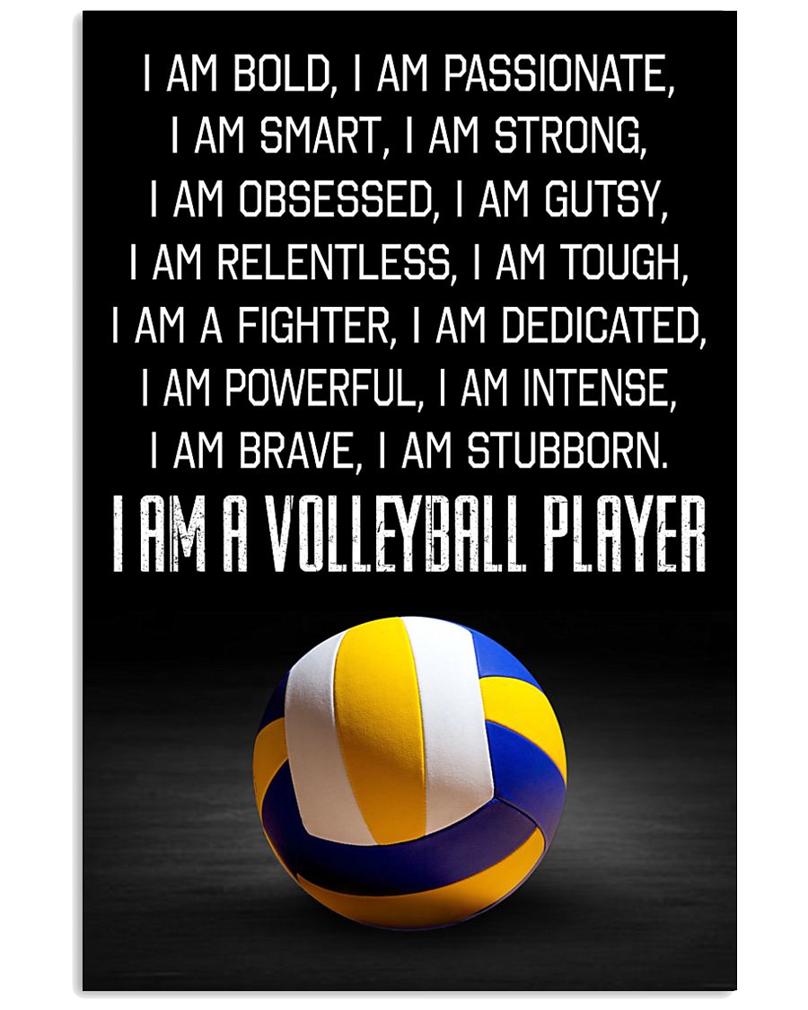I'm A Volleyball Player 11x17 Poster