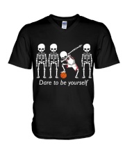 Basketball Dab Dare You V-Neck T-Shirt thumbnail