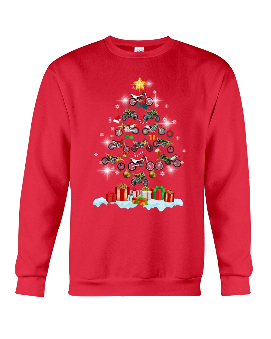 Motorcycle Christmas Crewneck Sweatshirt