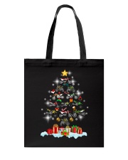 Motorcycle Christmas Tote Bag thumbnail